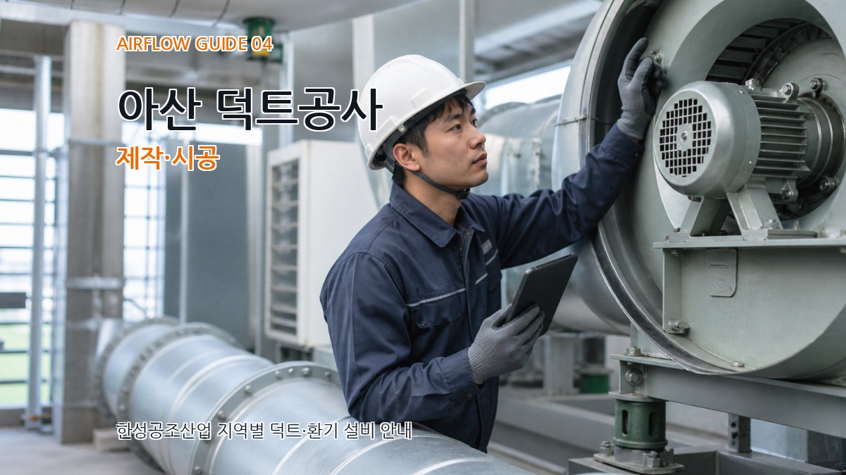 아산 덕트공사 제작·시공