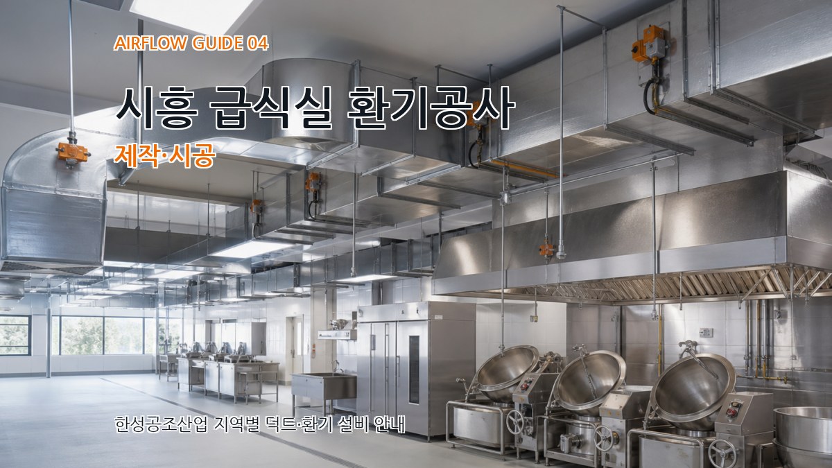 시흥 급식실 환기공사 제작·시공