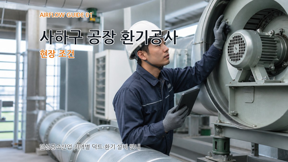 사하구 공장 환기공사