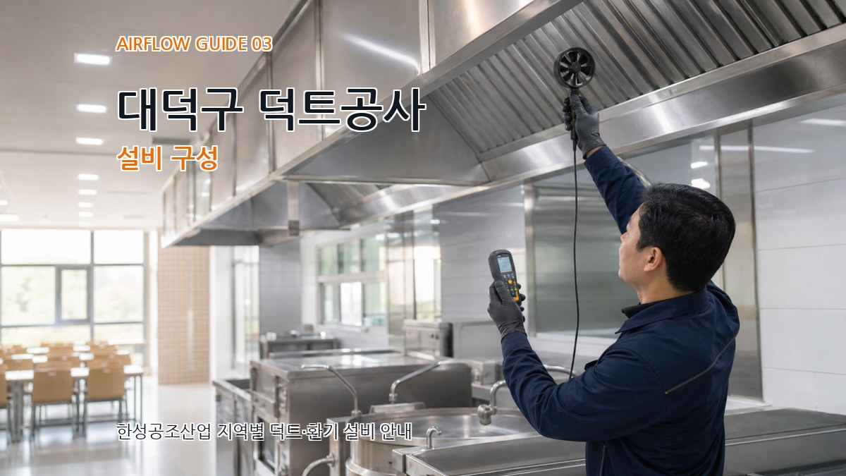 대덕구 덕트공사 설비 구성