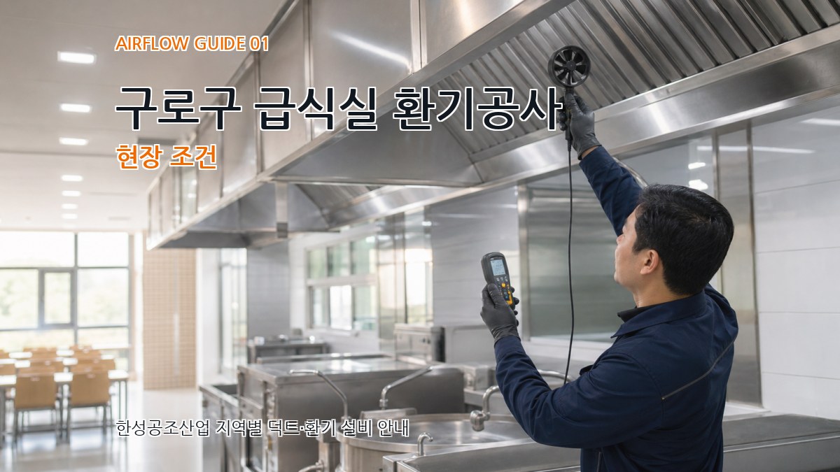 구로구 급식실 환기공사
