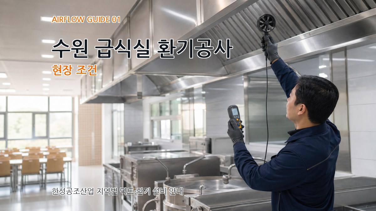 수원 급식실 환기공사