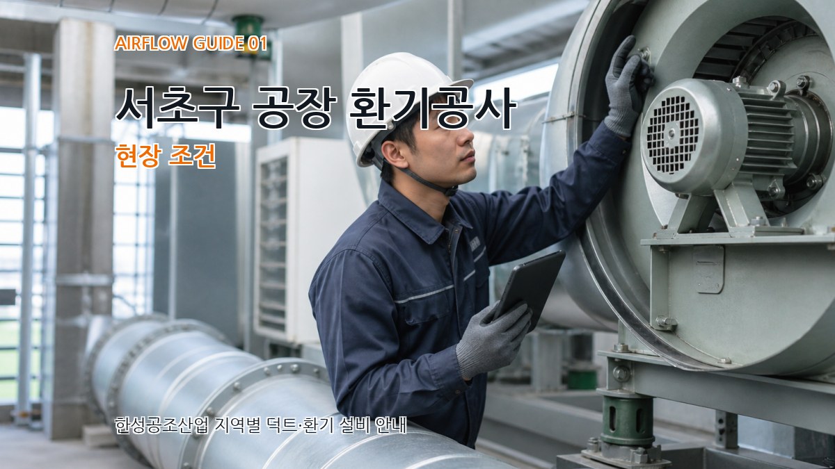 서초구 공장 환기공사