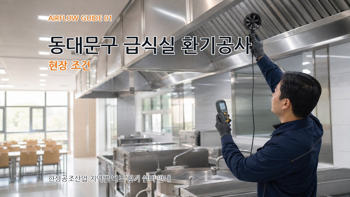 동대문구 급식실 환기공사
