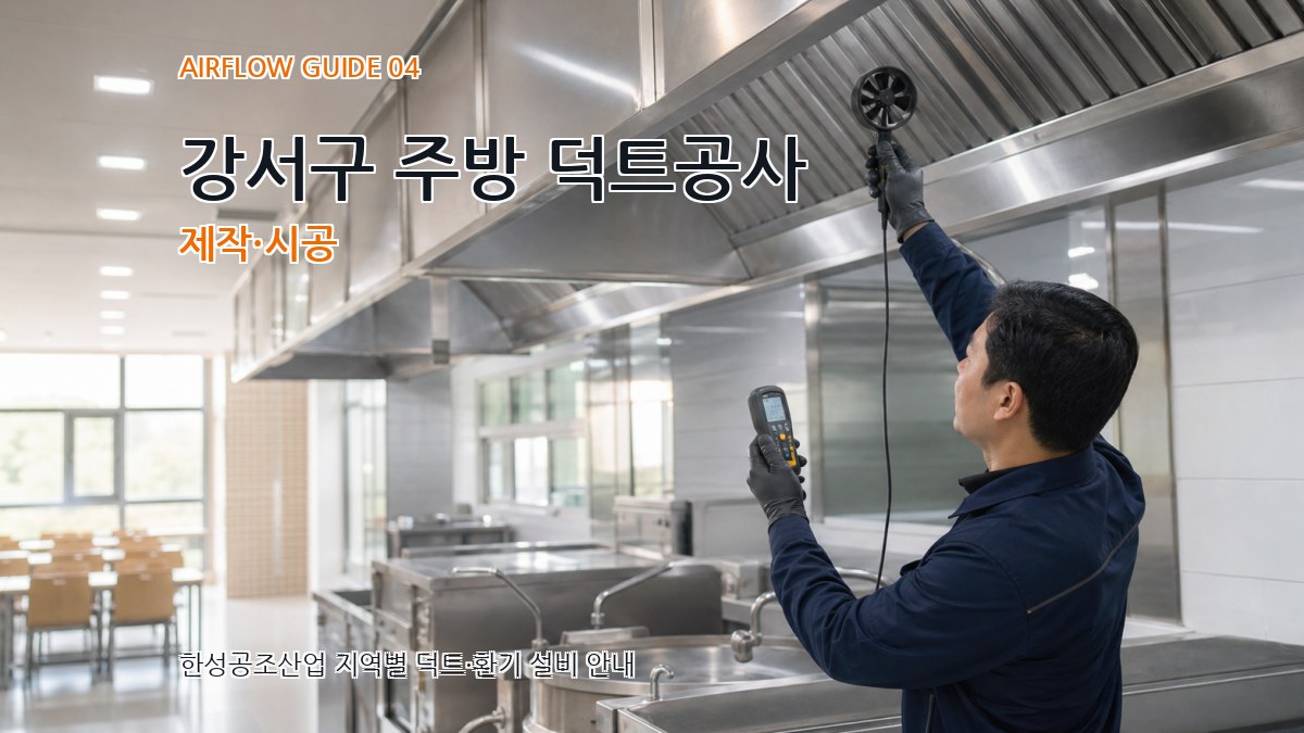 강서구 주방 덕트공사 제작·시공