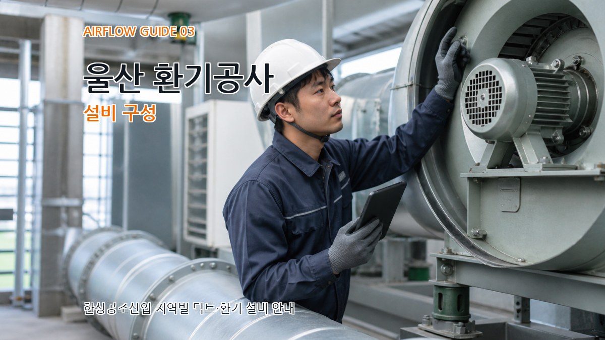 울산 환기공사 설비 구성