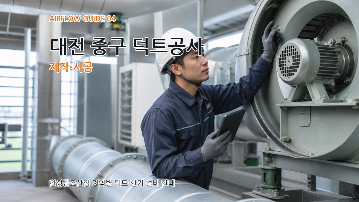 대전 중구 덕트공사 제작·시공