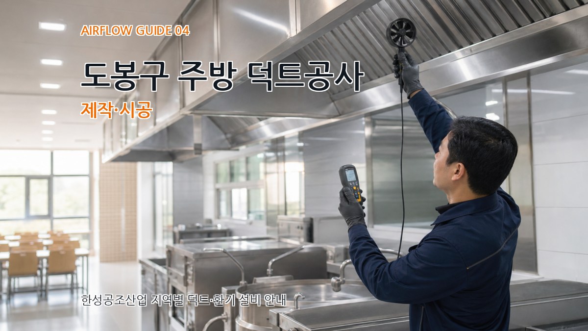 도봉구 주방 덕트공사 제작·시공