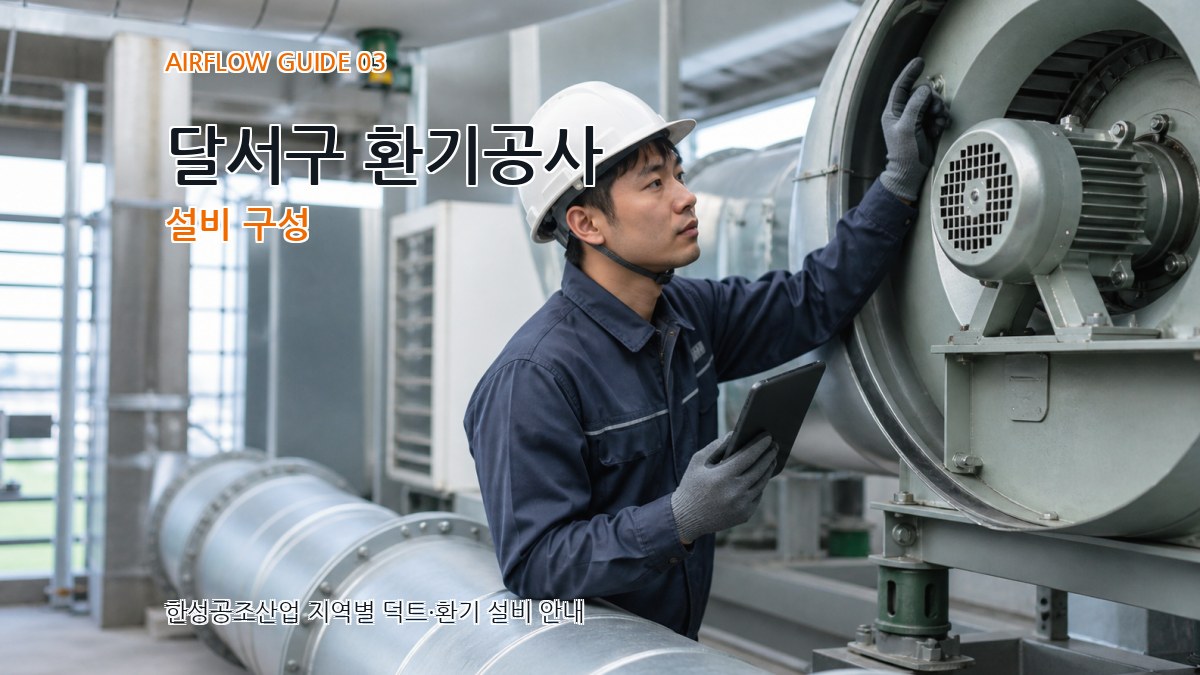 달서구 환기공사 설비 구성