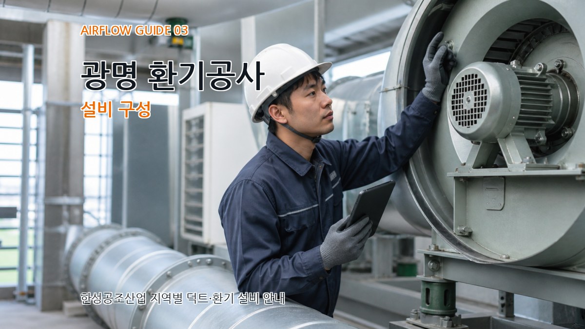 광명 환기공사 설비 구성
