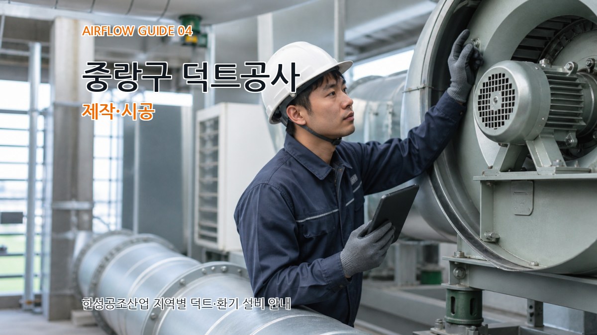 중랑구 덕트공사 제작·시공