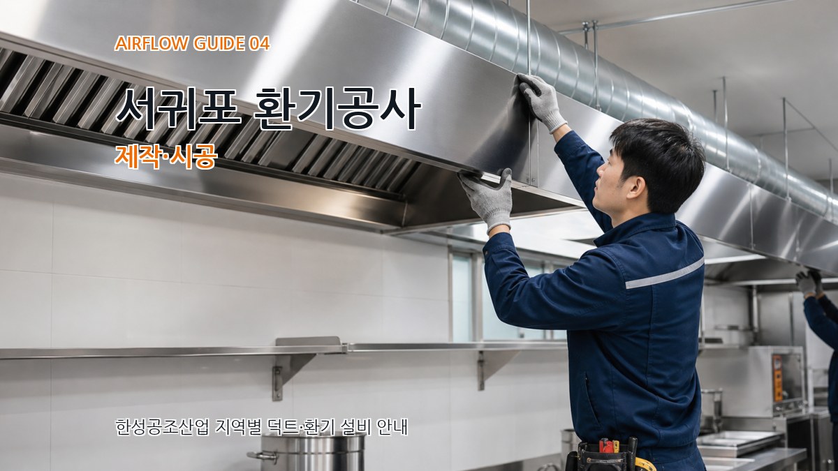 서귀포 환기공사 제작·시공