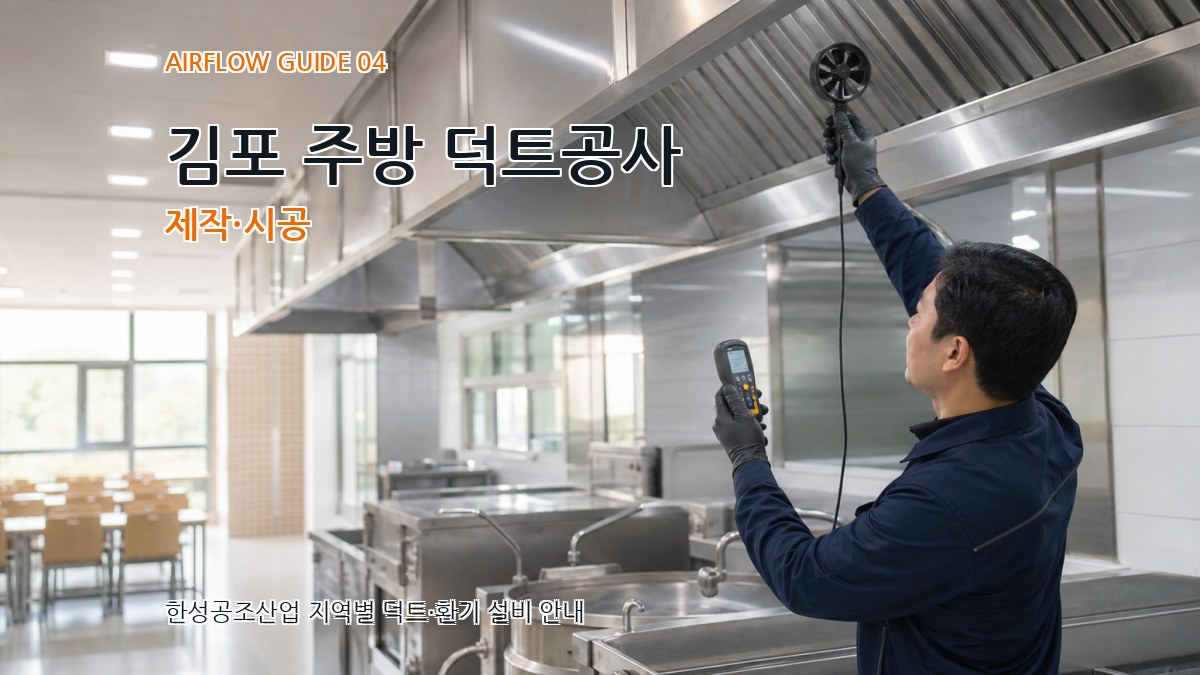 김포 주방 덕트공사 제작·시공