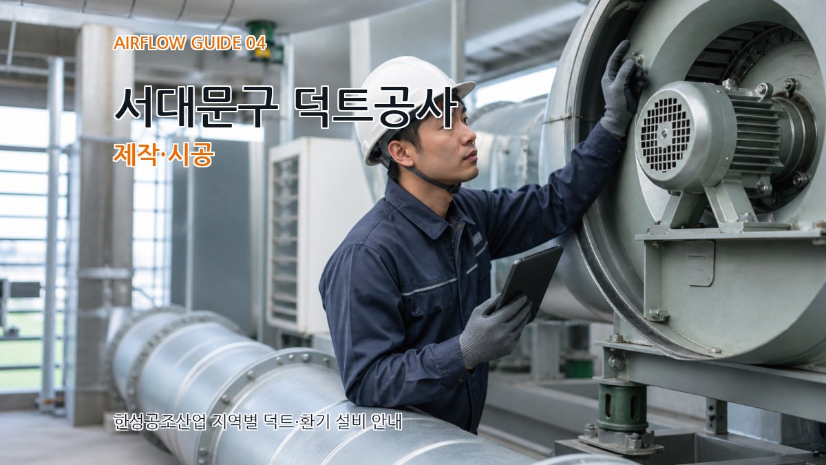 서대문구 덕트공사 제작·시공