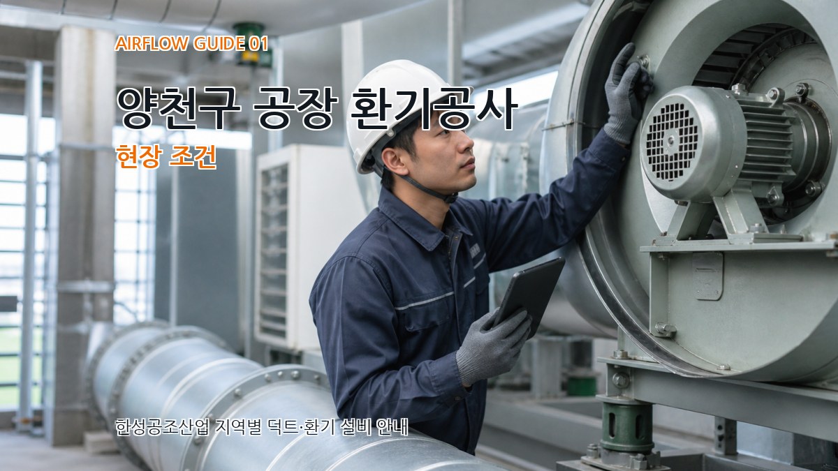 양천구 공장 환기공사