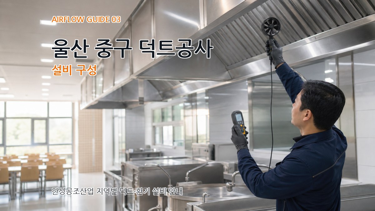 울산 중구 덕트공사 설비 구성