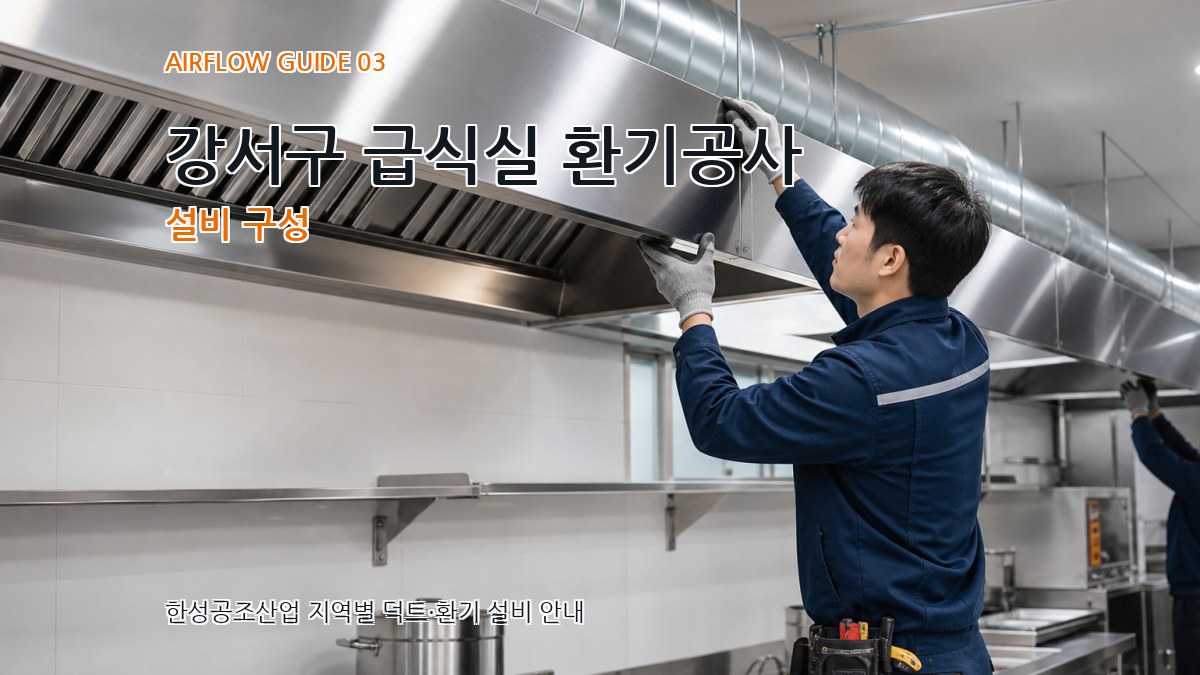 강서구 급식실 환기공사 설비 구성