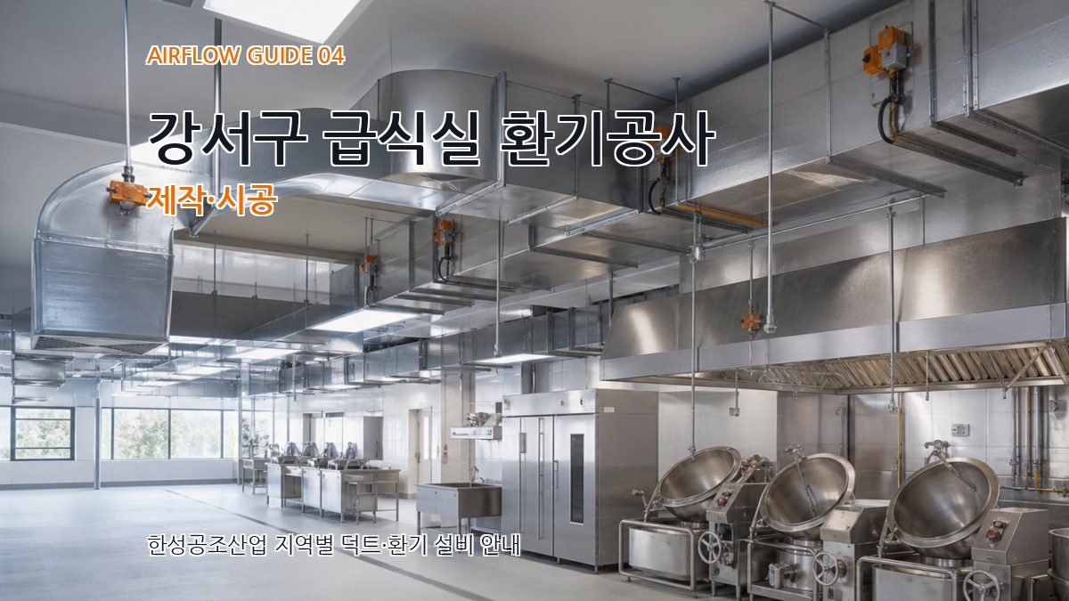 강서구 급식실 환기공사 제작·시공
