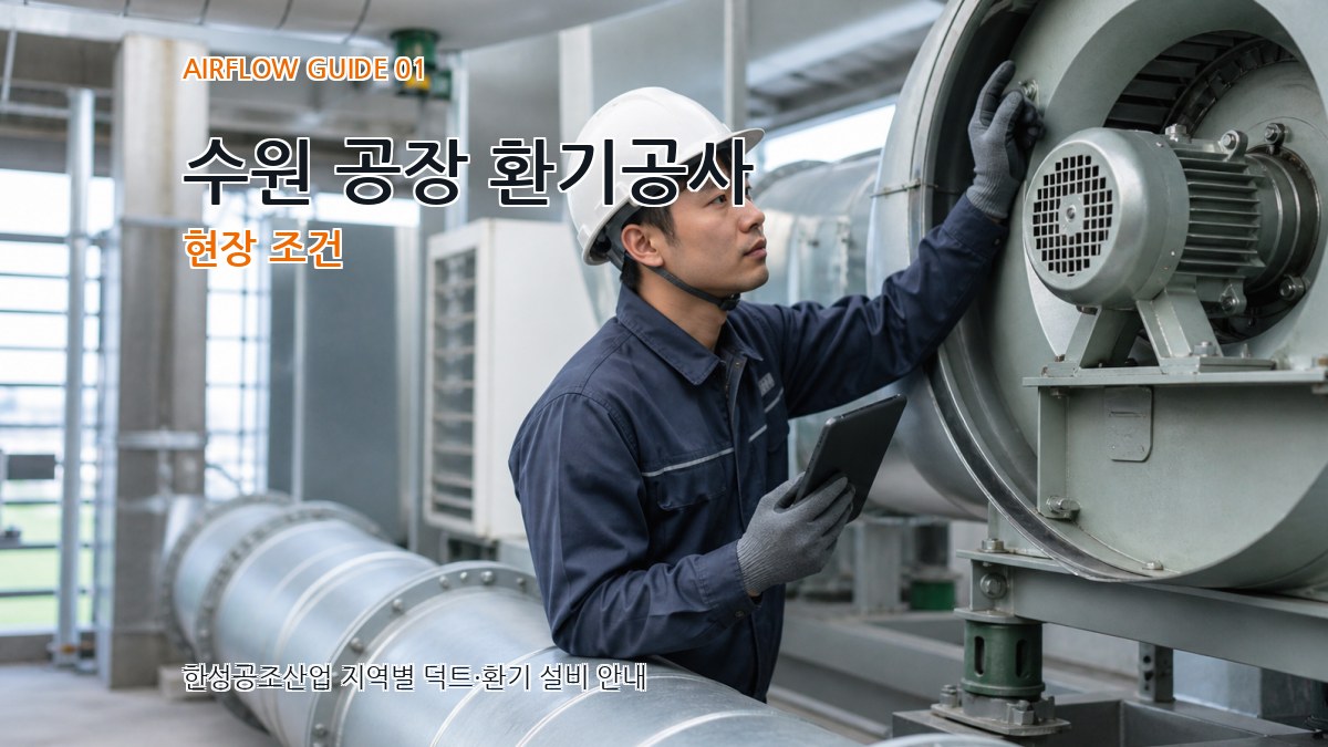 수원 공장 환기공사