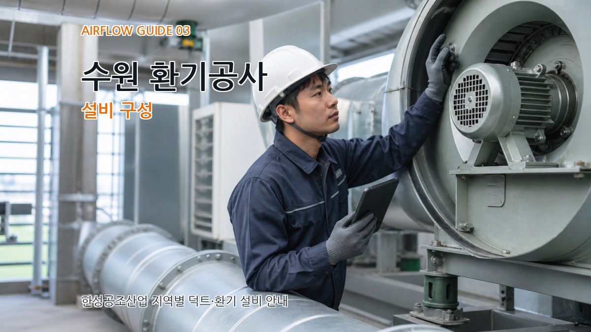 수원 환기공사 설비 구성
