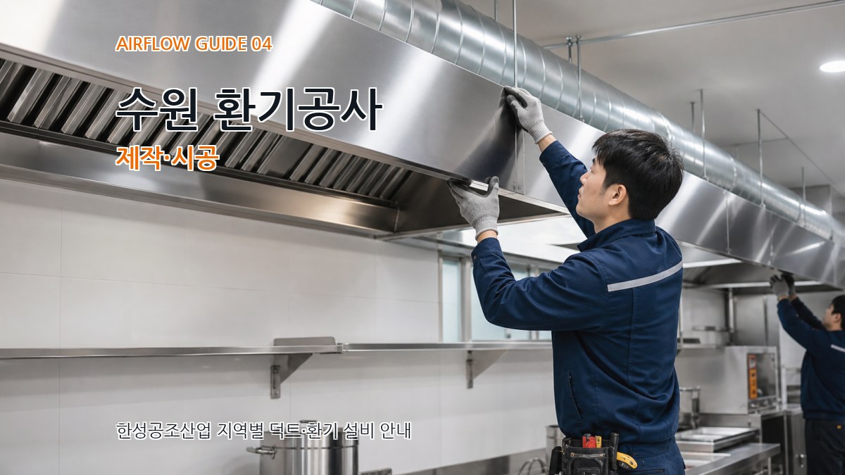수원 환기공사 제작·시공