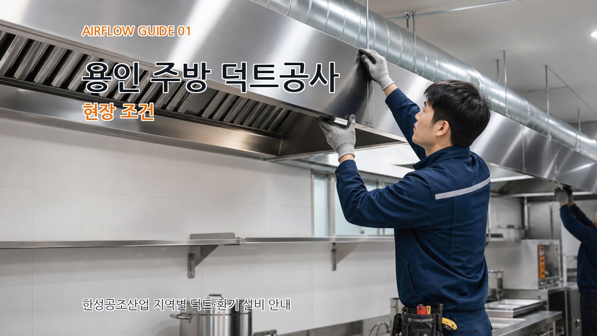 용인 주방 덕트공사