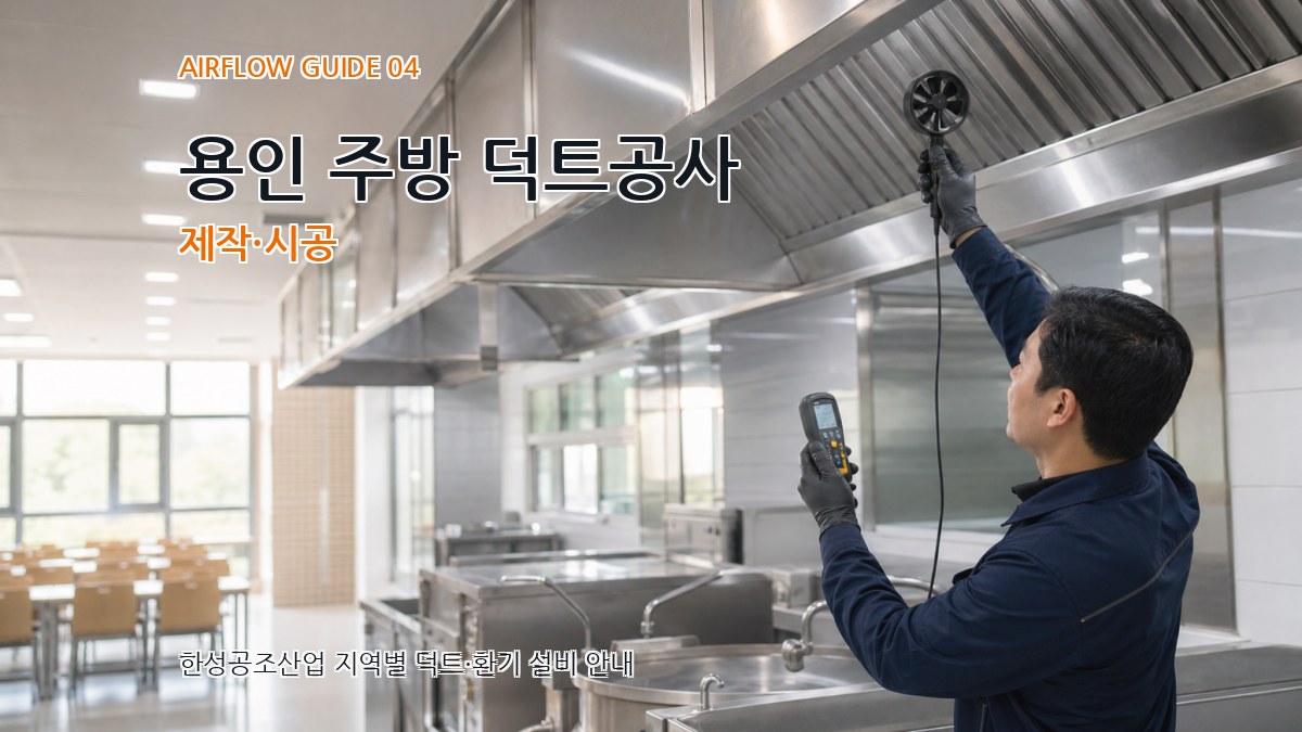 용인 주방 덕트공사 제작·시공