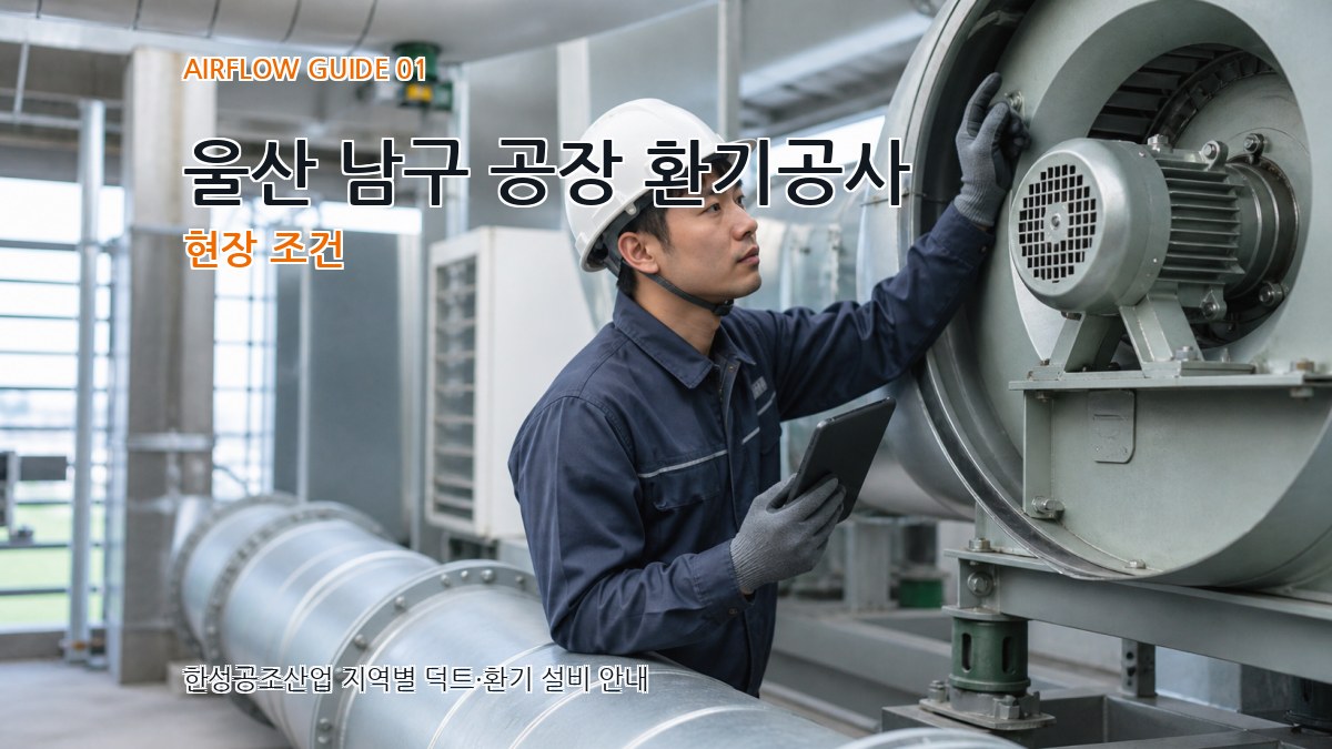 울산 남구 공장 환기공사