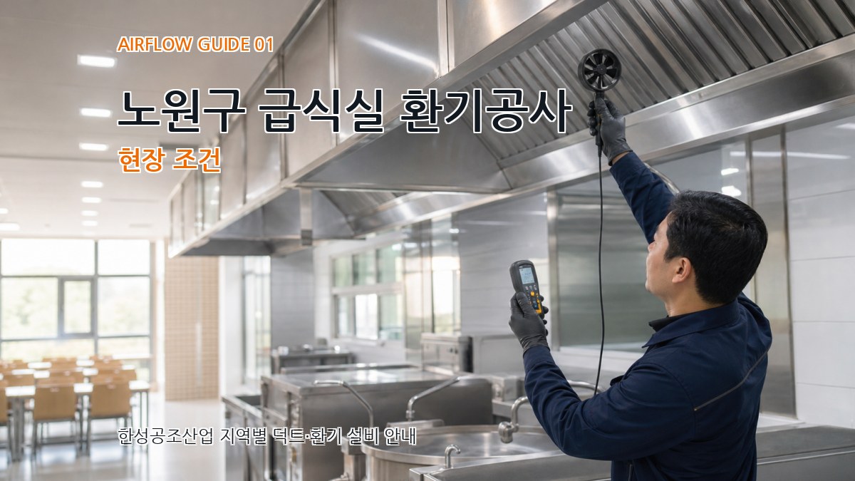 노원구 급식실 환기공사
