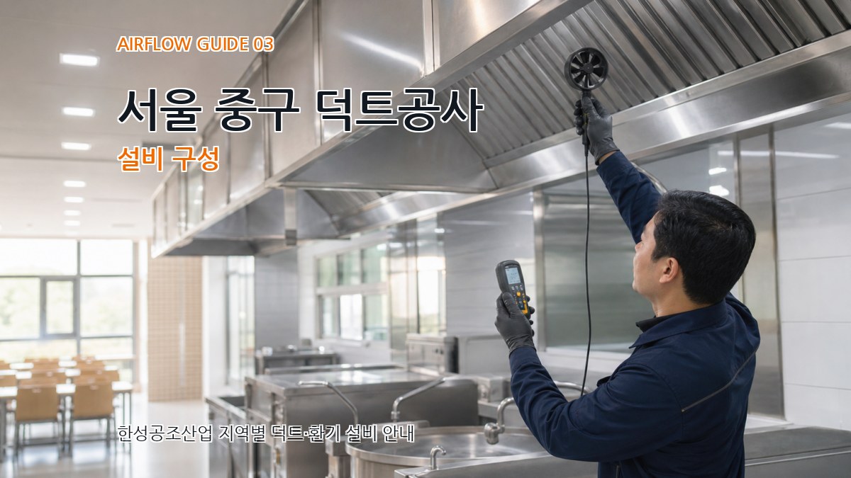 서울 중구 덕트공사 설비 구성