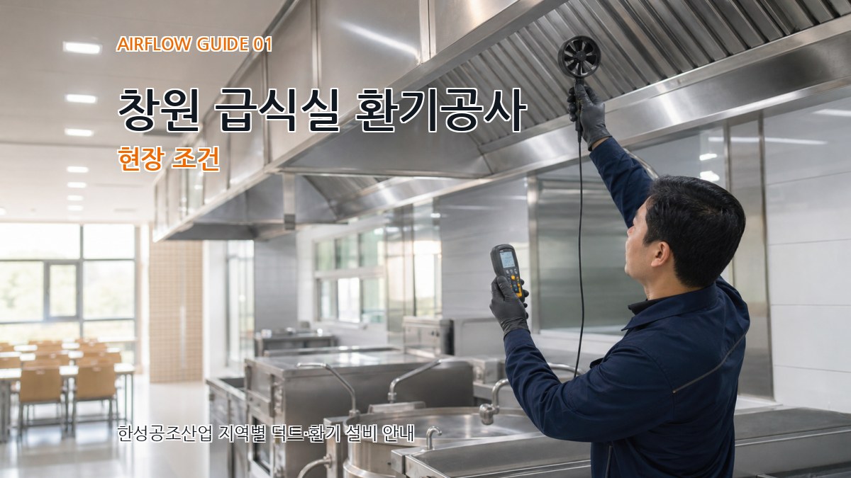 창원 급식실 환기공사