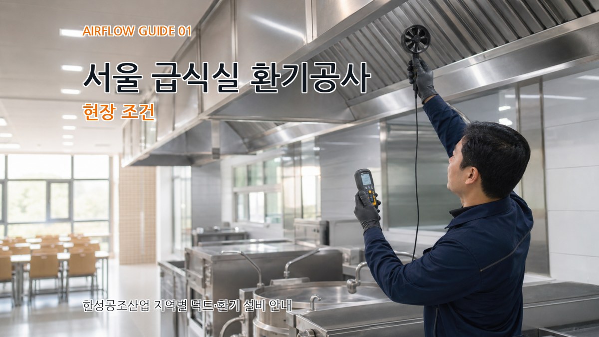 서울 급식실 환기공사