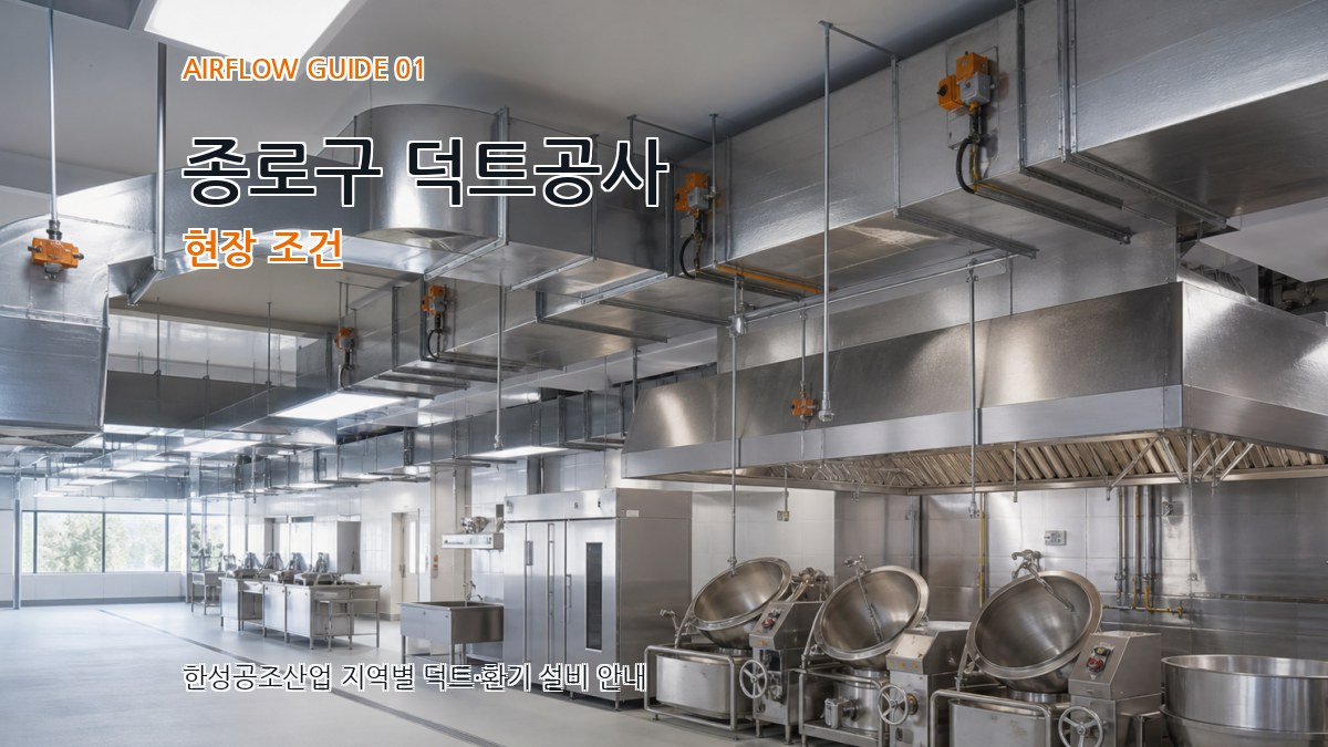 종로구 덕트공사