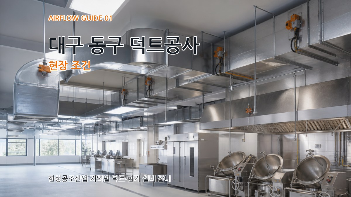 대구 동구 덕트공사