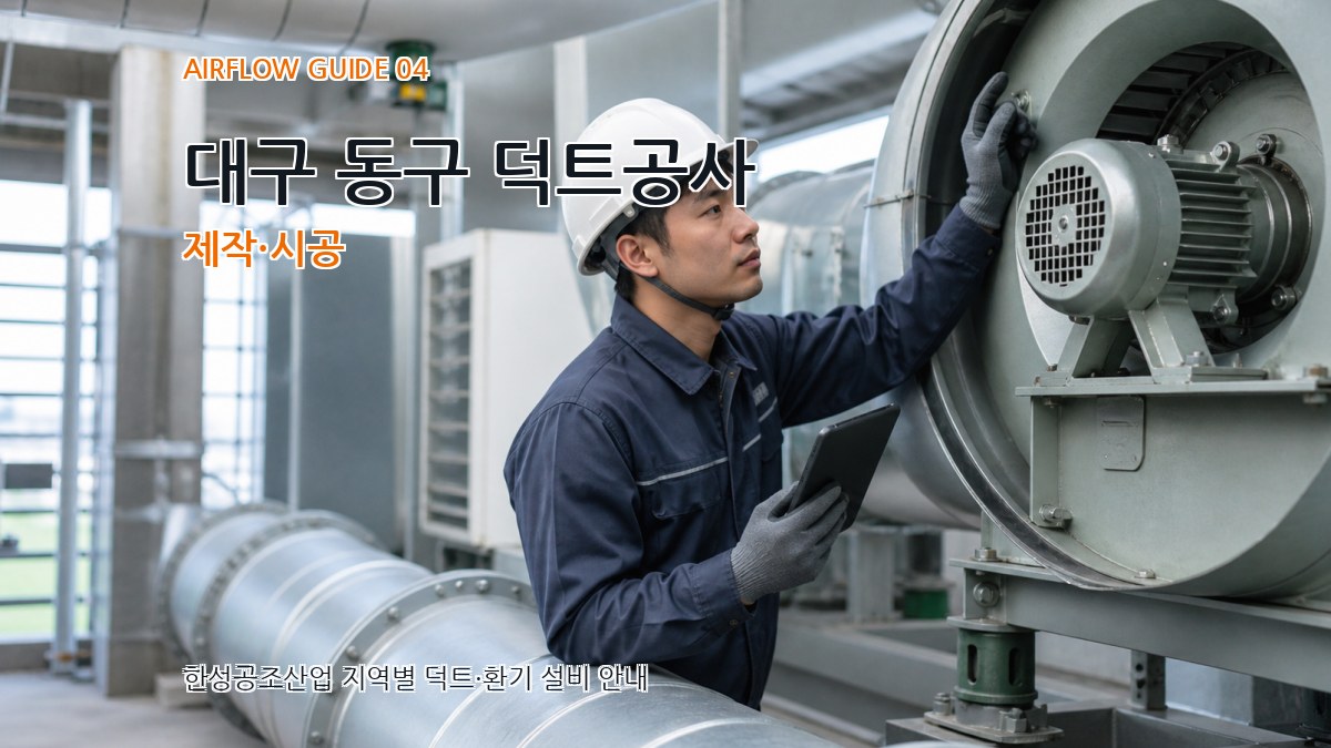대구 동구 덕트공사 제작·시공