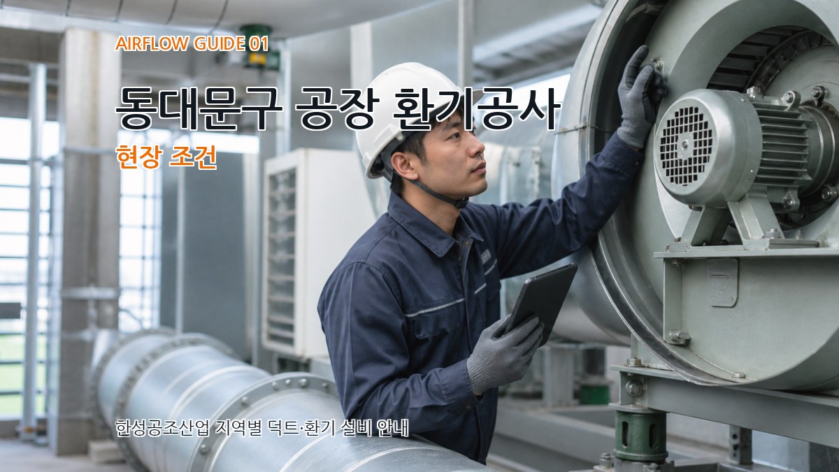 동대문구 공장 환기공사