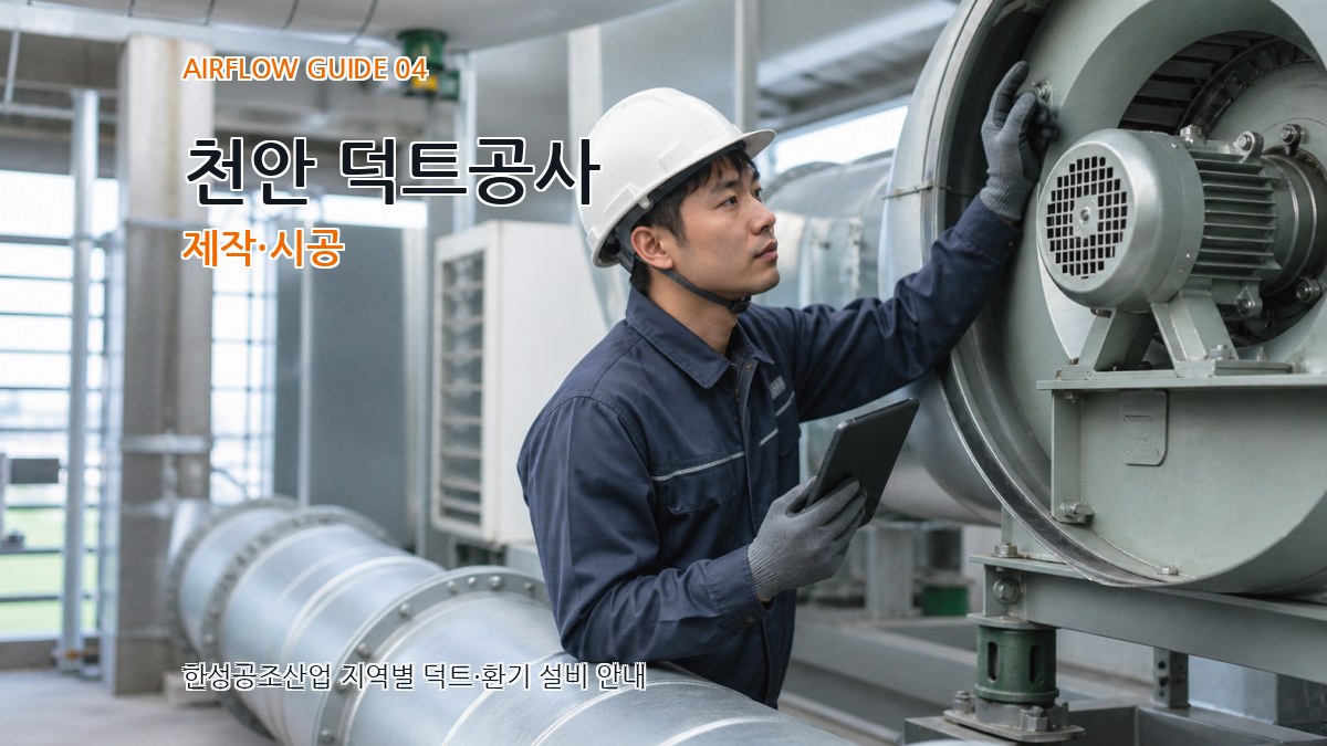 천안 덕트공사 제작·시공