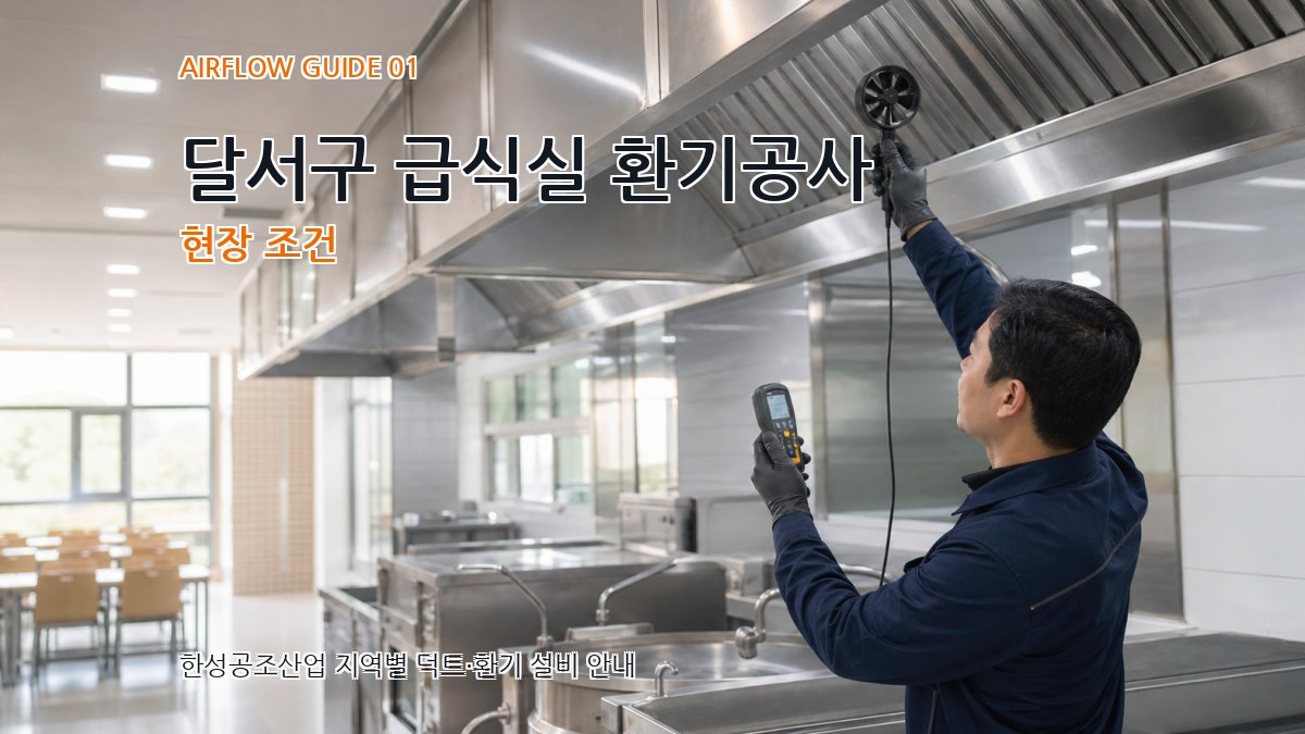 달서구 급식실 환기공사