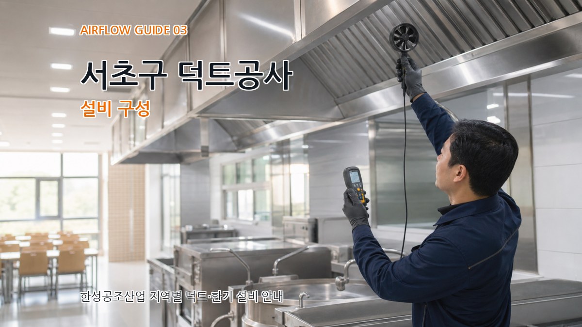 서초구 덕트공사 설비 구성