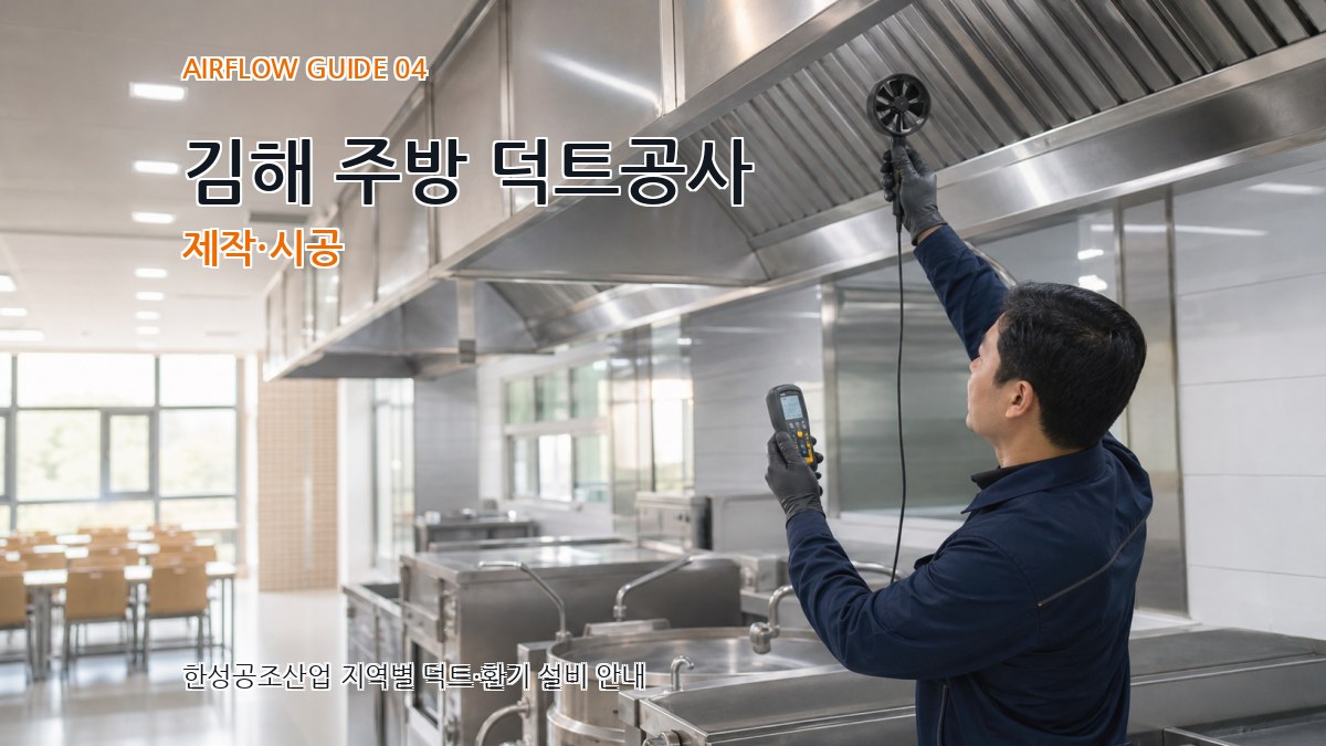 김해 주방 덕트공사 제작·시공