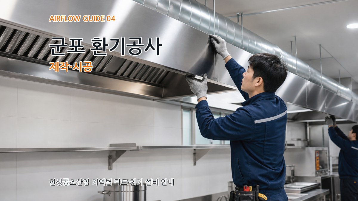 군포 환기공사 제작·시공