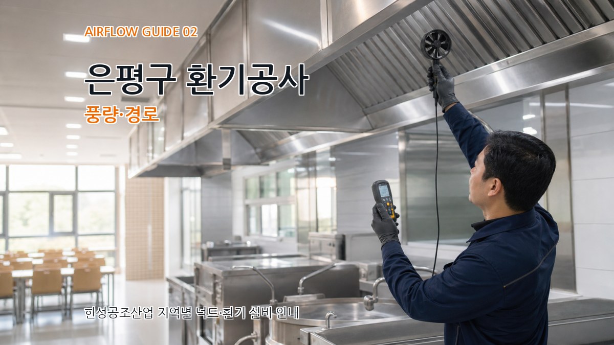 은평구 환기공사 풍량·경로