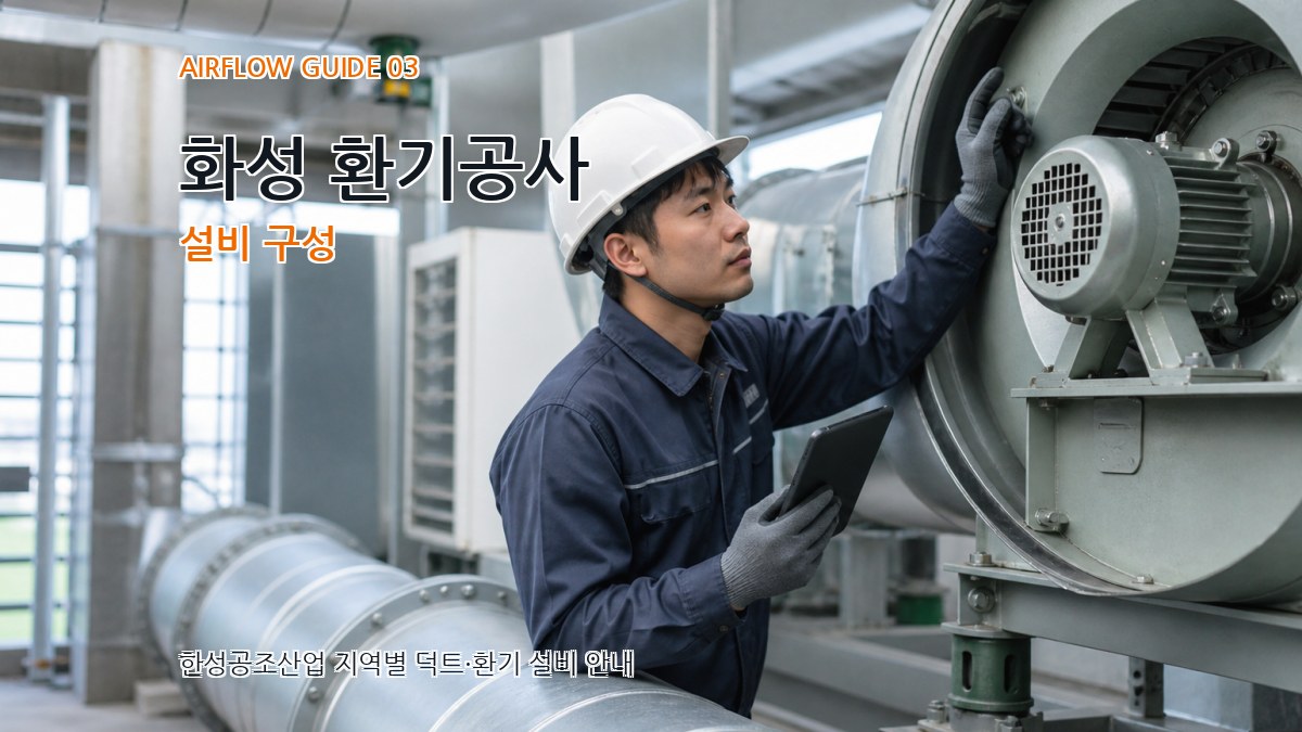 화성 환기공사 설비 구성