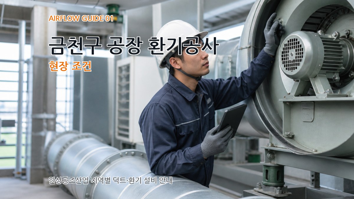 금천구 공장 환기공사