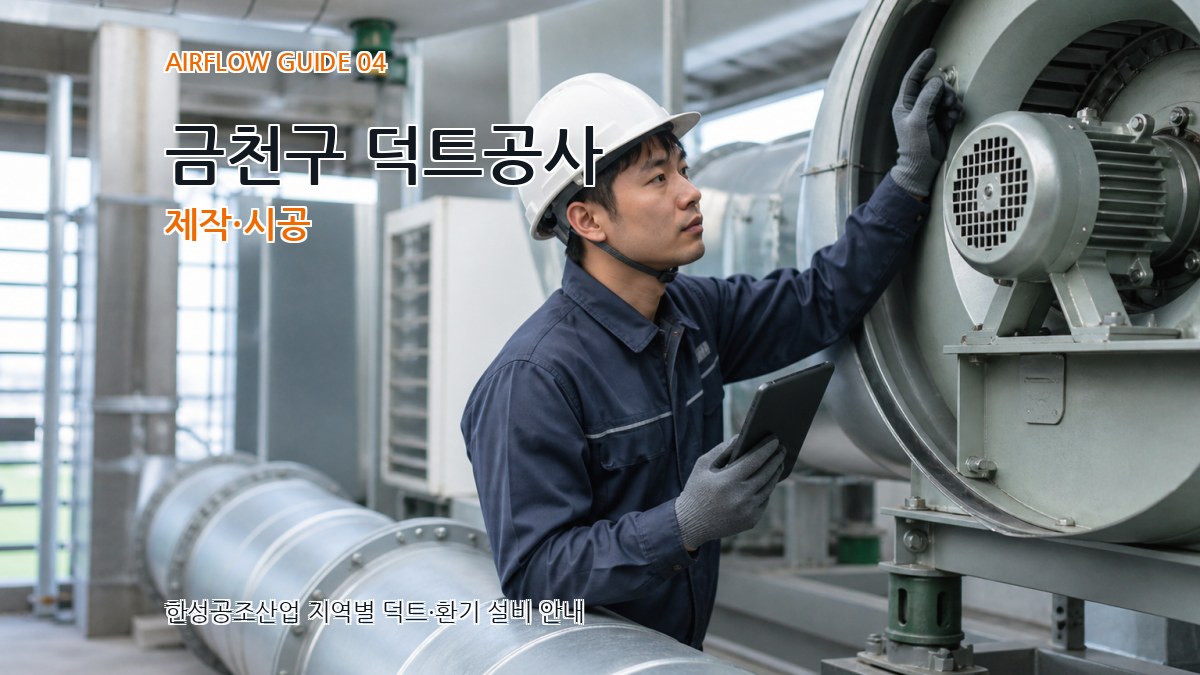 금천구 덕트공사 제작·시공