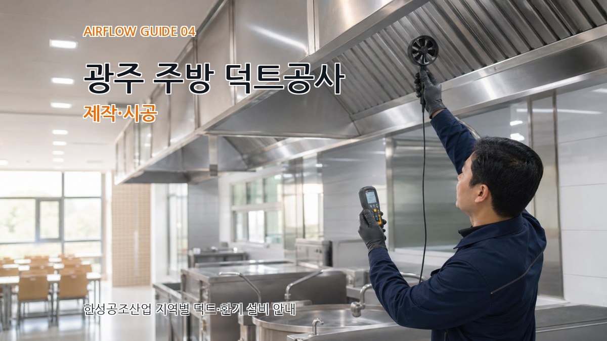 광주 주방 덕트공사 제작·시공