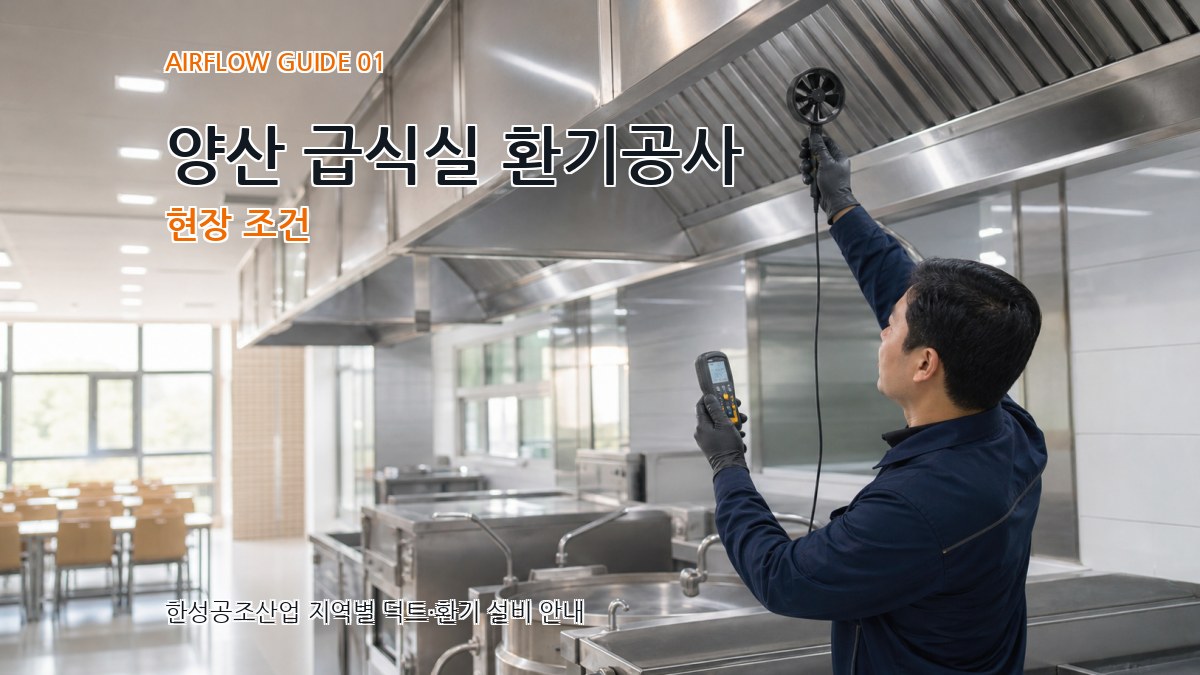 양산 급식실 환기공사