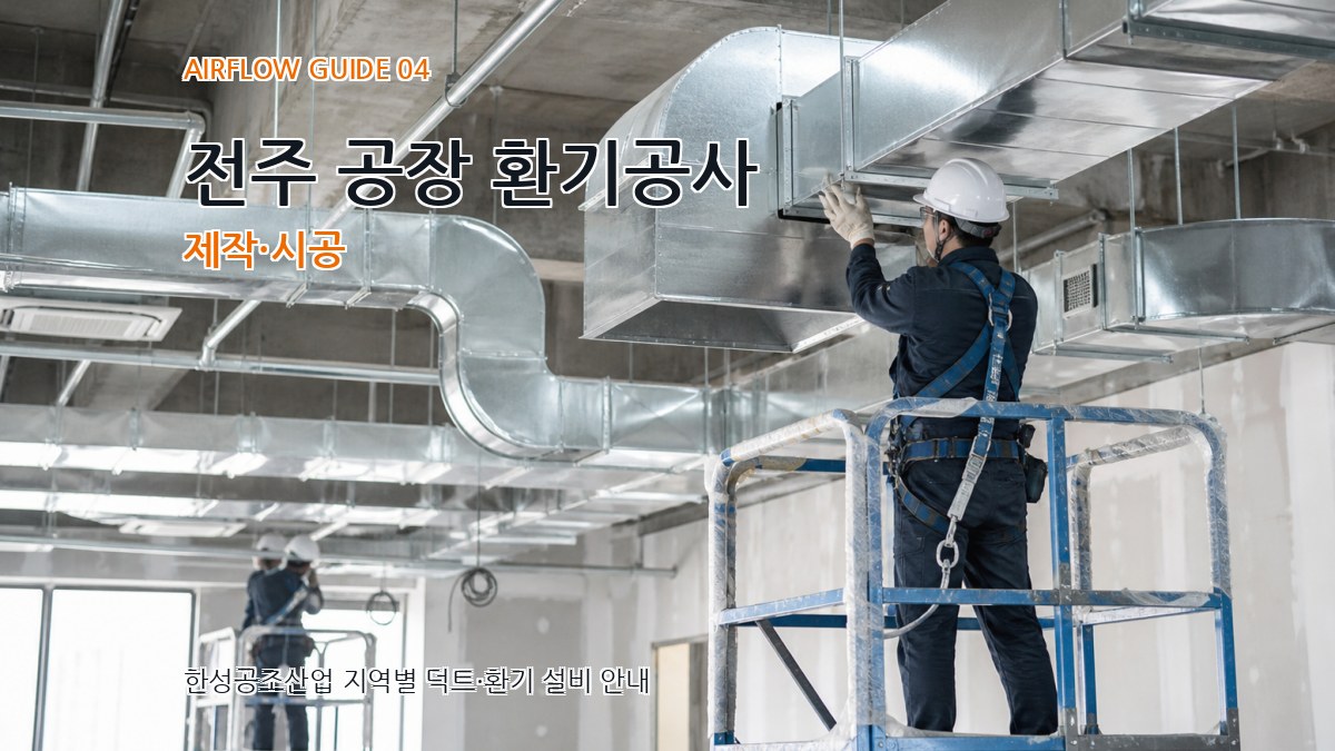 전주 공장 환기공사 제작·시공