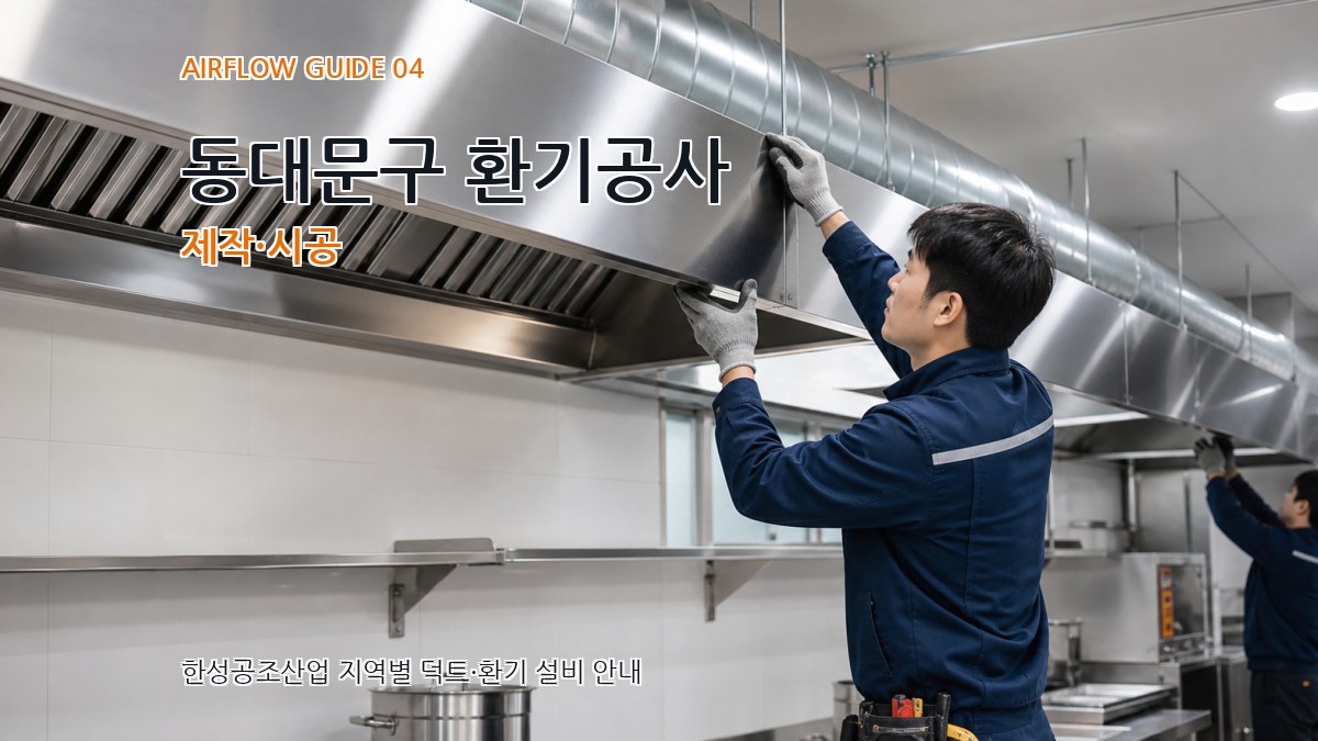 동대문구 환기공사 제작·시공