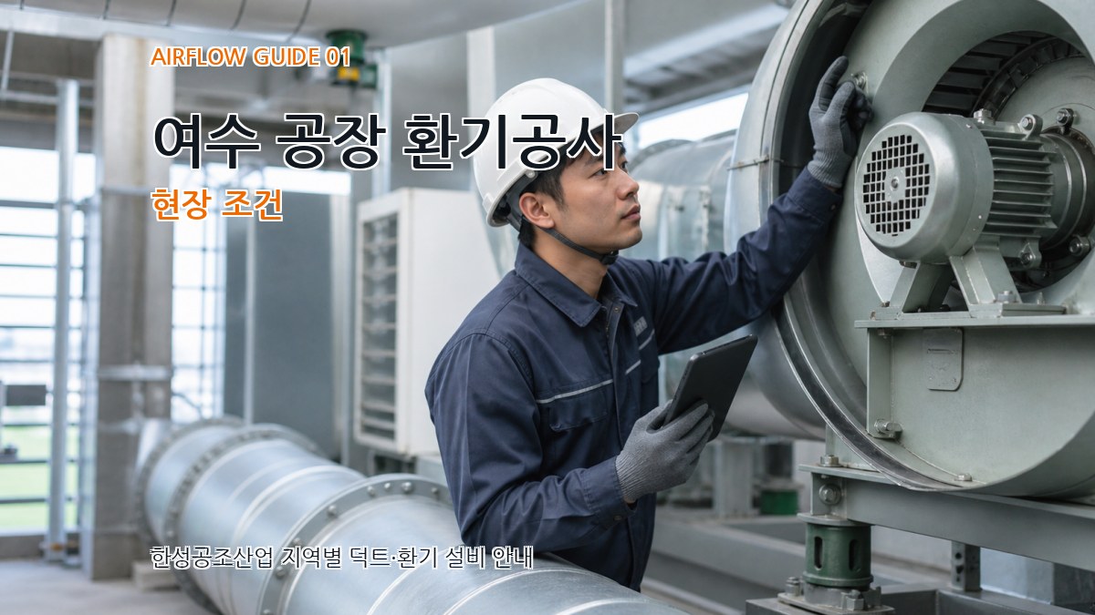 여수 공장 환기공사